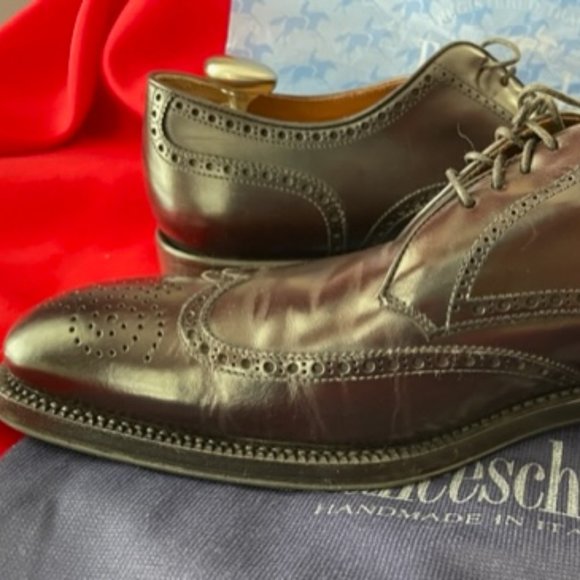 Franceschetti Old Lux Oxblood Brown size 44/11 and Adjustable Shoe Trees main image 4